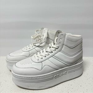 Celine Block Platform High Top Sneakers 39